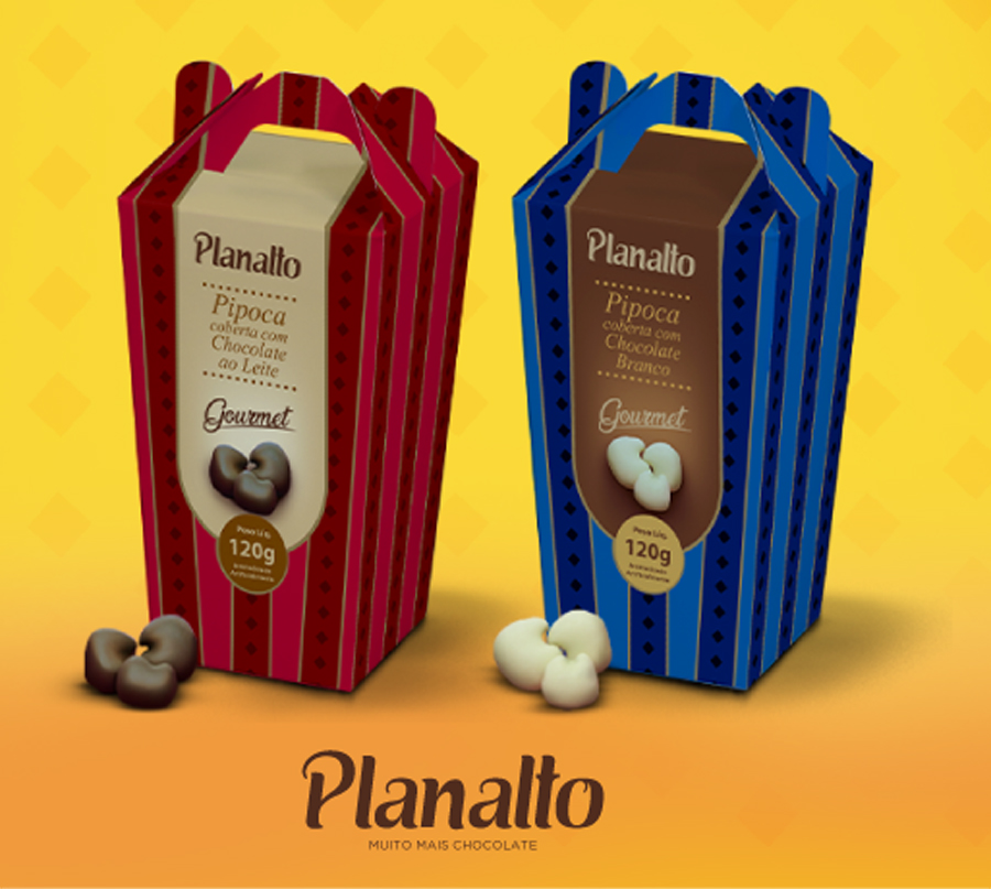 Chocolates Planalto lança Pipoca Gourmet Display Card